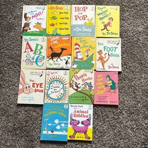 Vintage Dr. Seuss Hardcover Books Some Rare Discontinued 14 Books